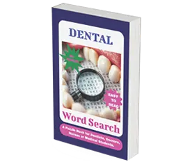 Get the Dental Word Search Puzzle book from Amazon