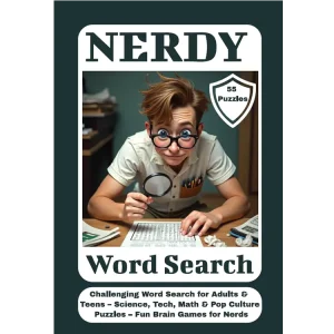 nerdy word search puzzle